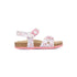 Sandali bianchi e rosa da bambina con cuoricini Settenote, Scarpe Bambini, SKU k285000264, Immagine 0